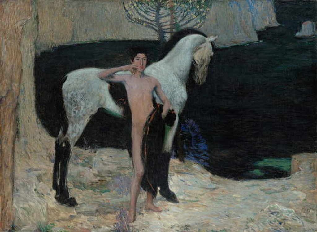 Detail of Black Lake, 1904 by Jan Preisler