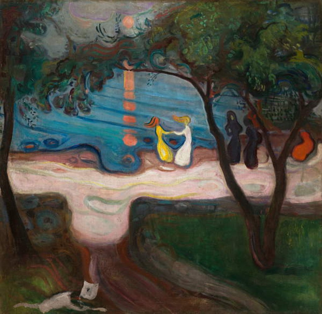 Detail of Dancing on a Shore, 1900 by Edvard Munch