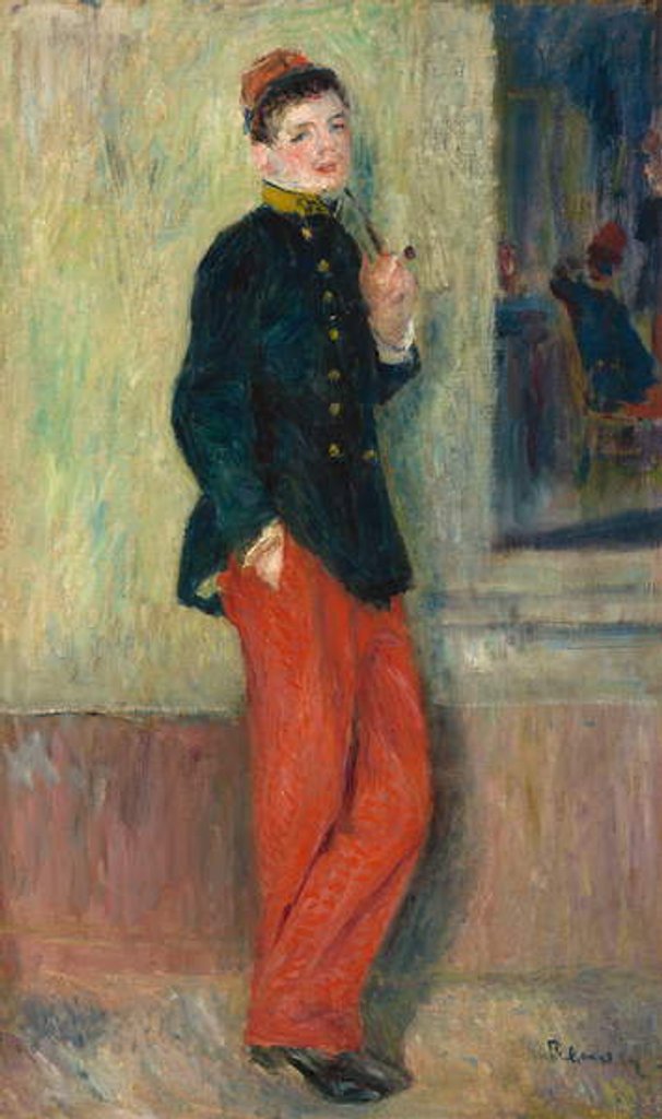 Detail of The Young Soldier, c.1880 by Pierre Auguste Renoir