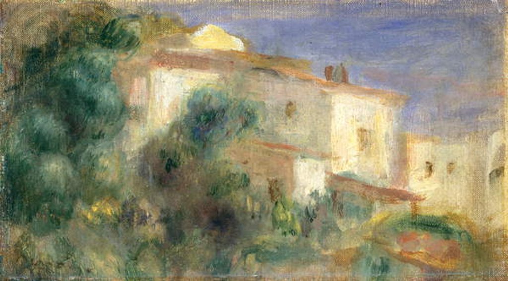 Detail of Maison de la Poste, Cagnes, 1906-7 by Pierre Auguste Renoir