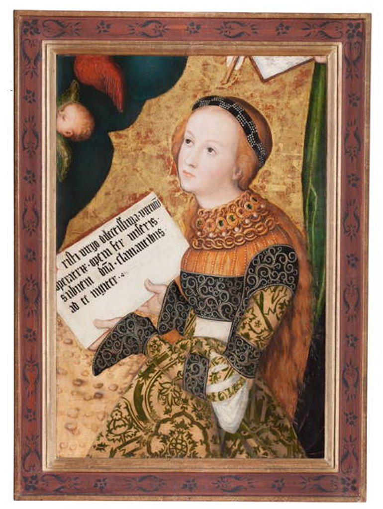 Detail of Saint Christina, c.1520-22 by Lucas the Elder Cranach