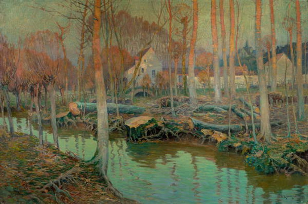 Detail of The Old Mill in Giverny, 1899 by Vaclav Radimsky