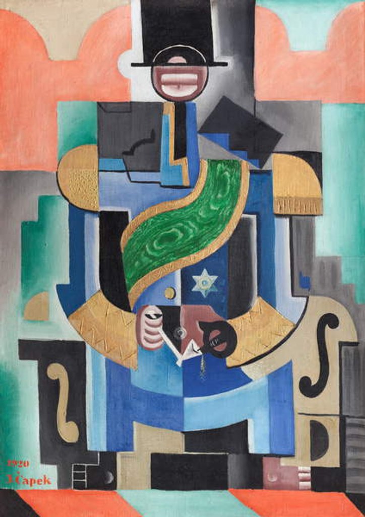 Detail of African King, 1920 by Josef Capek