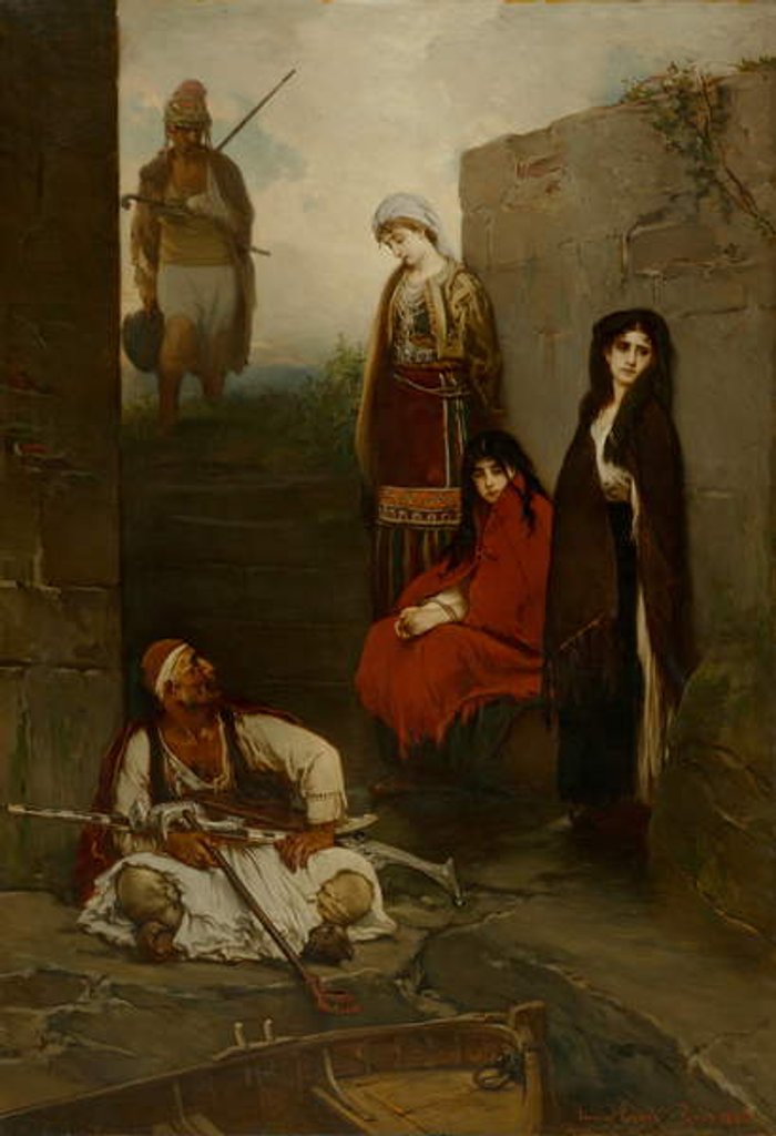 Detail of Captives, 1870 by Jaroslav Cermak