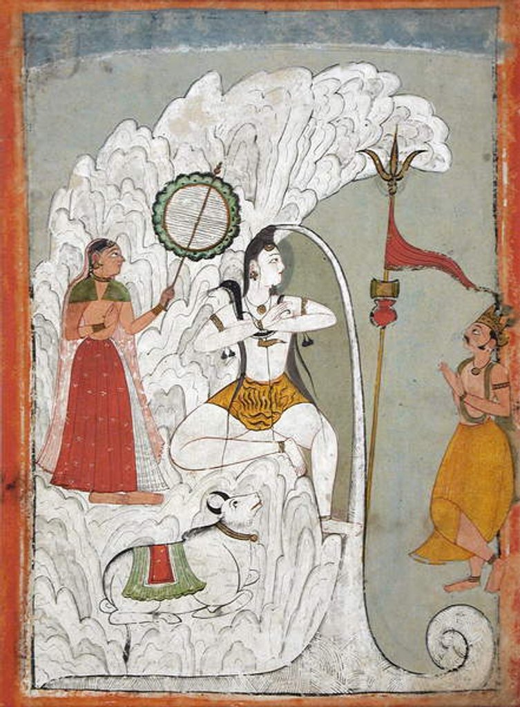 Detail of Shiva Bearing the Descent of the Ganges River by Indian School