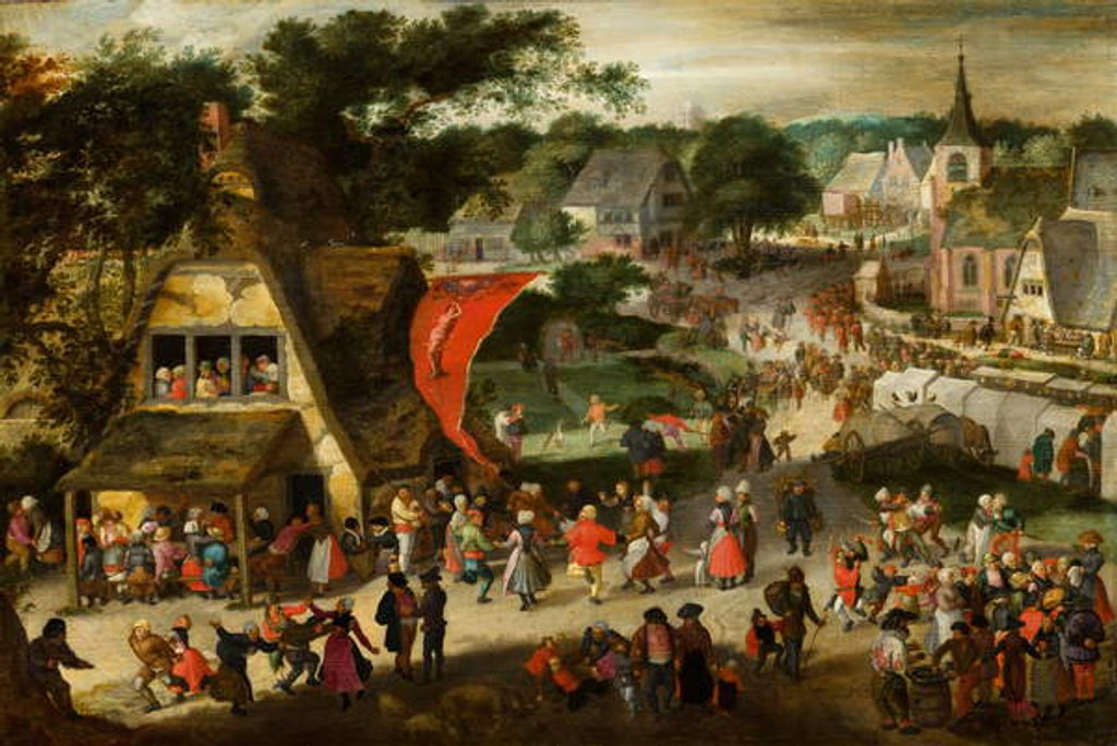 Detail of Fair on St Sebastian's Day, c.1598 by Jacob I Savery
