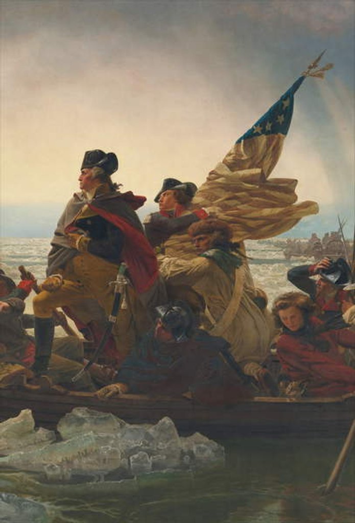 Detail of Washington Crossing the Delaware River, 25th December 1776, 1851 by Emanuel Gottlieb Leutze