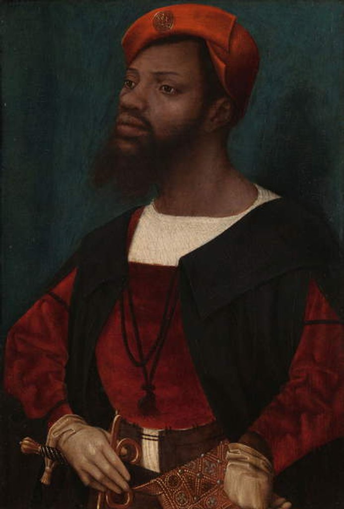 Detail of Portrait of an African Man, c. 1525-30 by Jan Mostaert