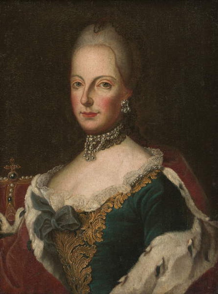 Detail of Maria Theresa, c.1750 by European School
