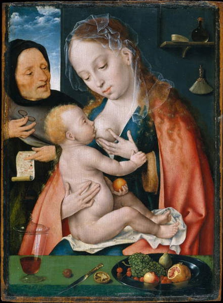 Detail of The Holy Family, c.1512–13 by Joos van Cleve