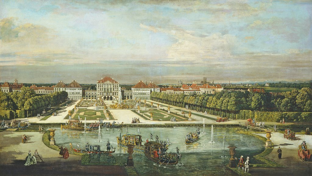Detail of Nymphenburg Palace, Munich, c.1761 by Bernardo Bellotto