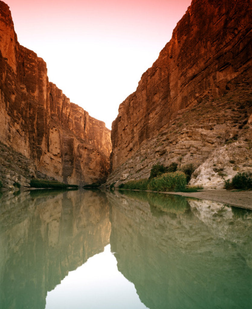 Detail of Bluffs above Rio Grande in Big Bend National Park, Texas by Anonymous
