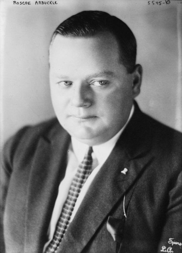 Detail of Roscoe 'Fatty' Arbuckle by American Photographer