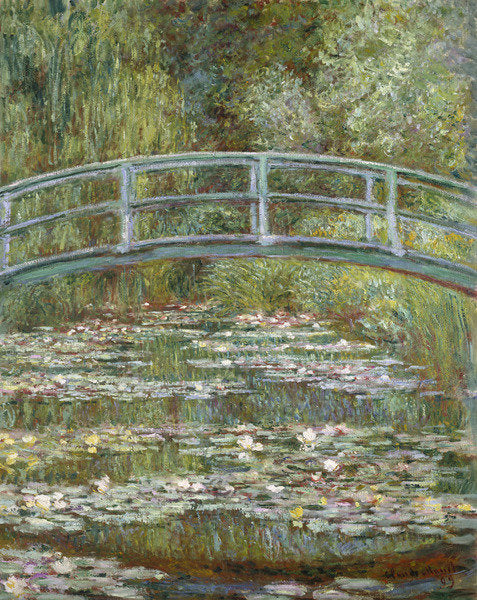 Detail of The Water-Lily Pond, 1899 by Claude Monet