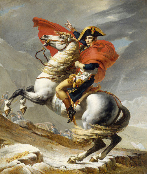 Detail of Napoleon Crossing the Alps on 20th May 1800 by Jacques Louis David