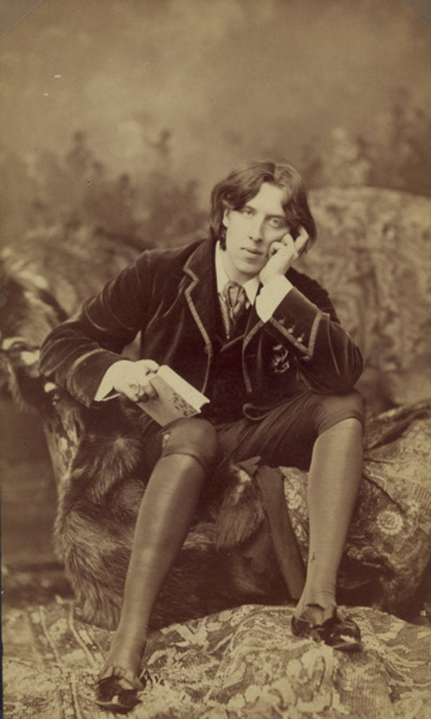 Detail of Oscar Wilde, 1882 by Napoleon Sarony