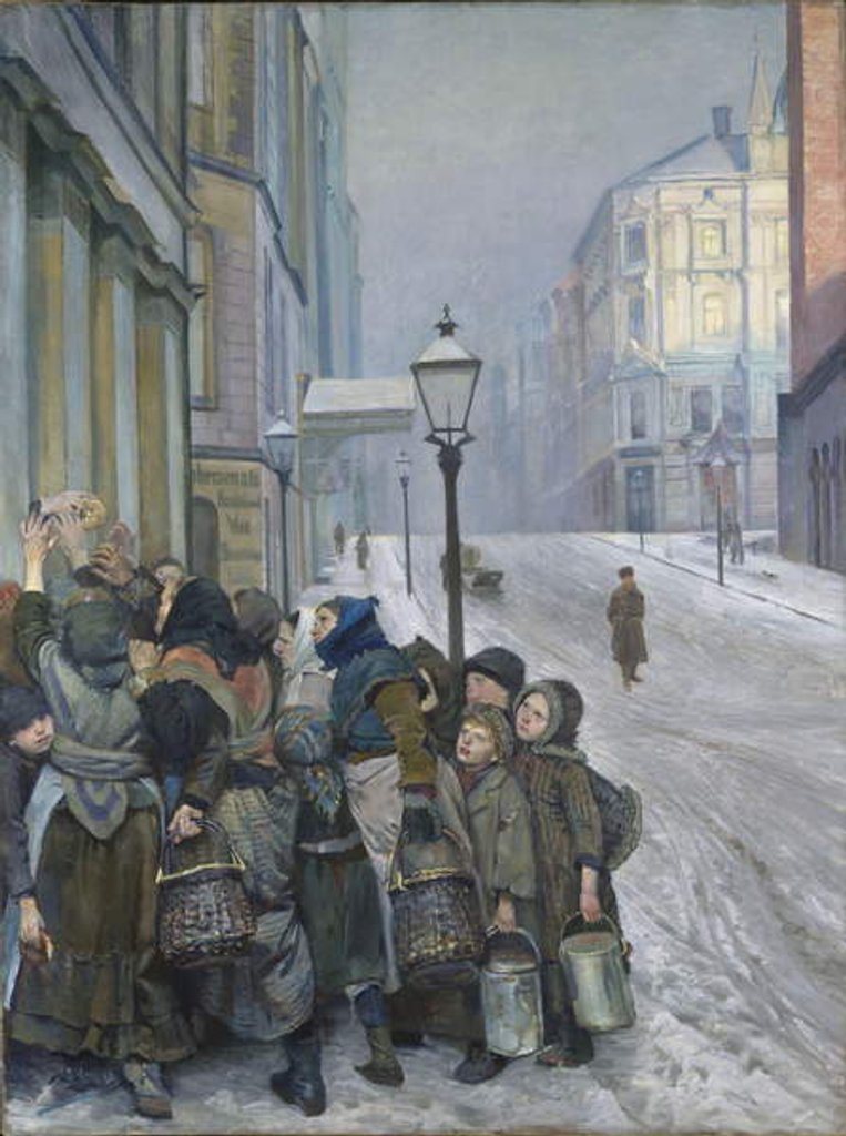 Detail of Struggle for Survival, 1889 by Christian Krohg