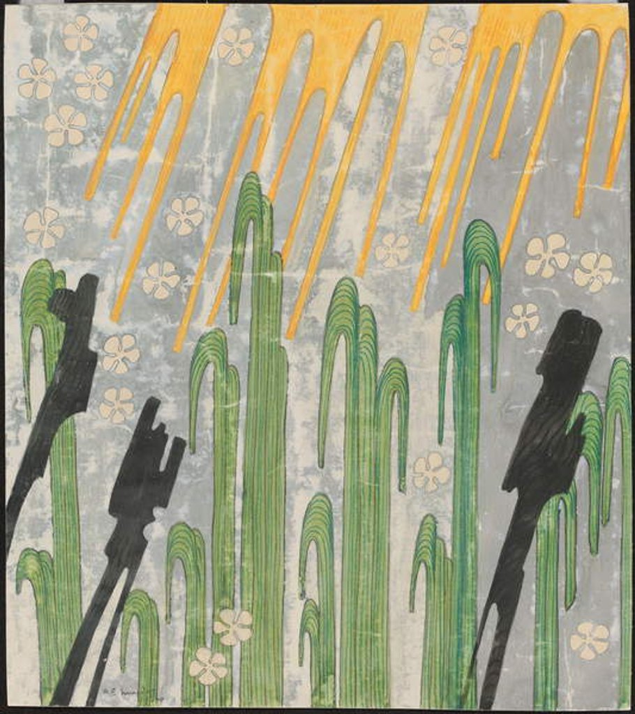 Detail of Pattern sheet, 1897 by Andreas Schneider