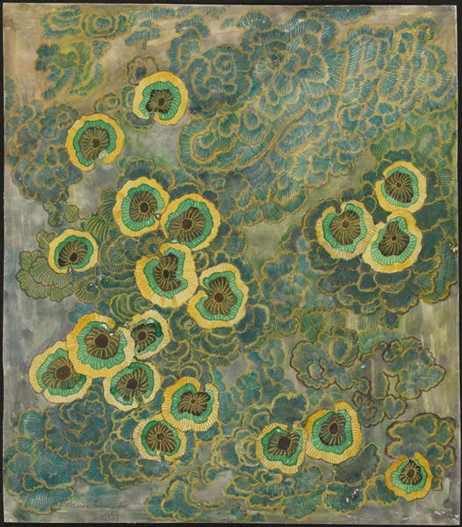 Detail of Pattern sheet, 1897 by Andreas Schneider