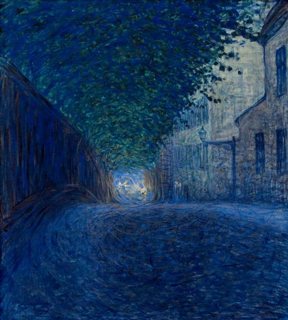 Detail of At Dusk, 1902 by Eugene Jansson