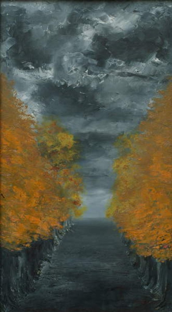 Detail of The Avenue, 1903 by August Johan Strindberg