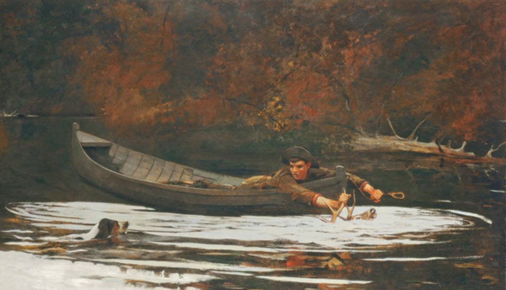 Detail of Hound and Hunter, 1892 by Winslow Homer
