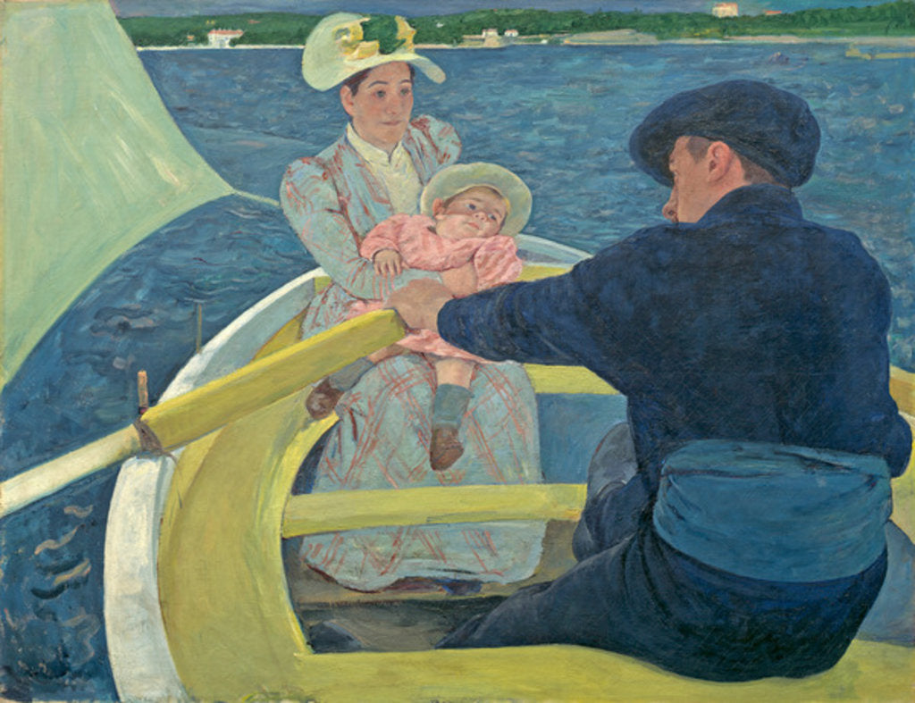 Detail of The Boating Party, 1893-94 by Mary Stevenson Cassatt