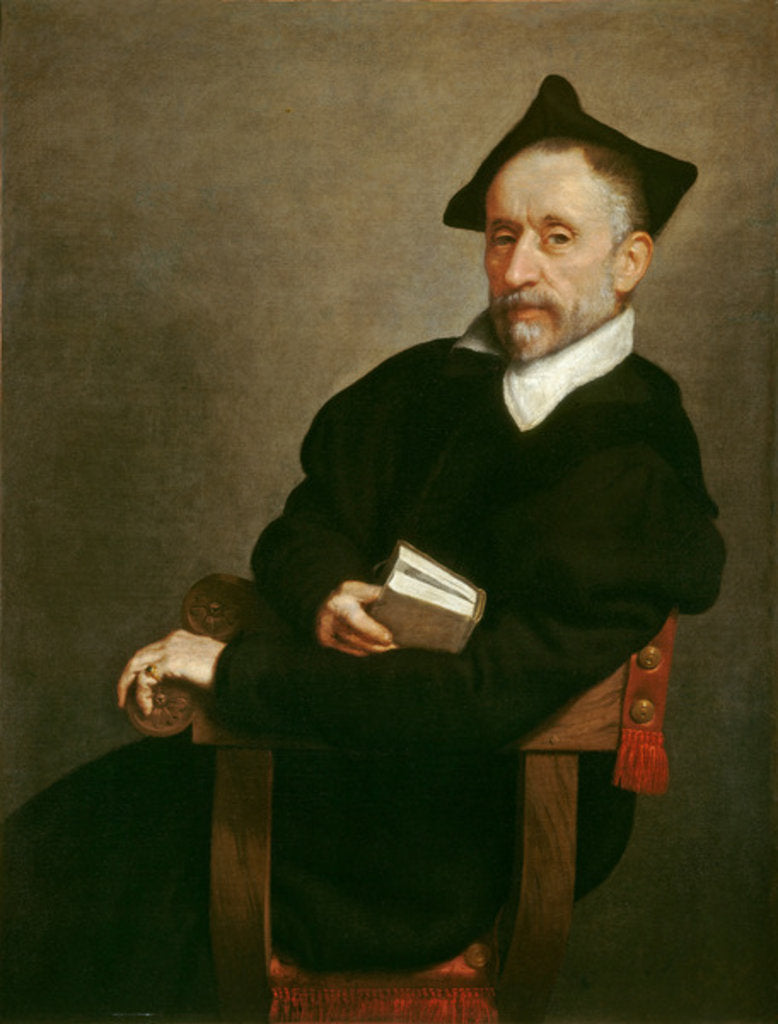 Detail of Titian's Schoolmaster, c. 1575 by Giovanni Battista Moroni
