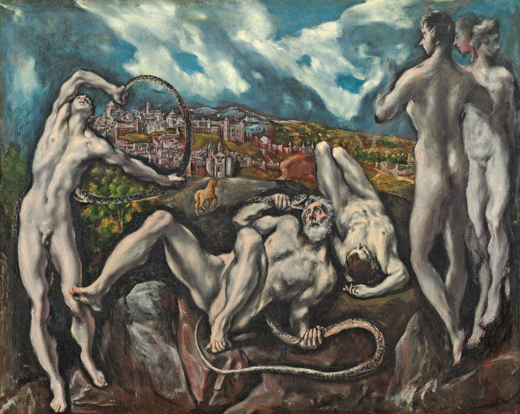 Detail of Laocoon, c.1610-14 by El Greco