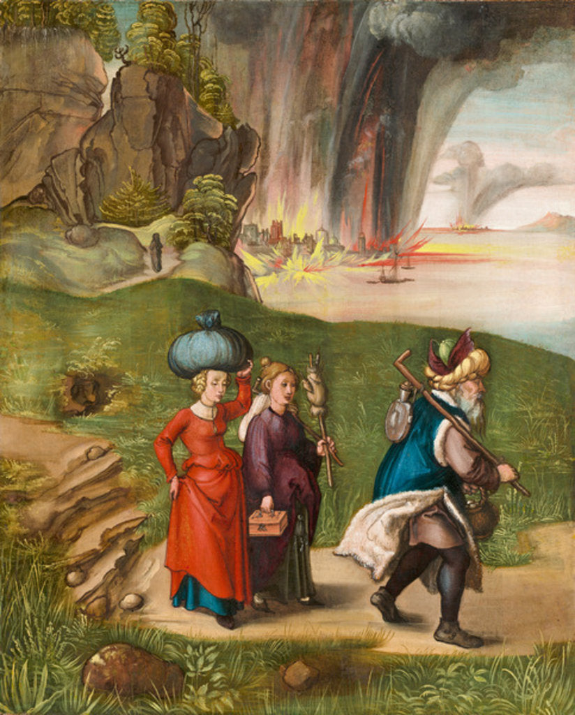 Detail of Lot and His Daughters, c. 1496-99 by Albrecht Dürer or Duerer