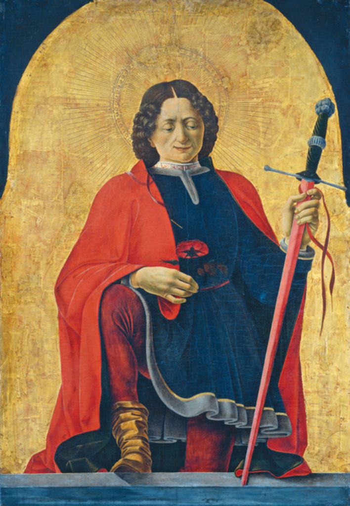 Detail of St Florian, c. 1473- 74 by Francesco del Cossa