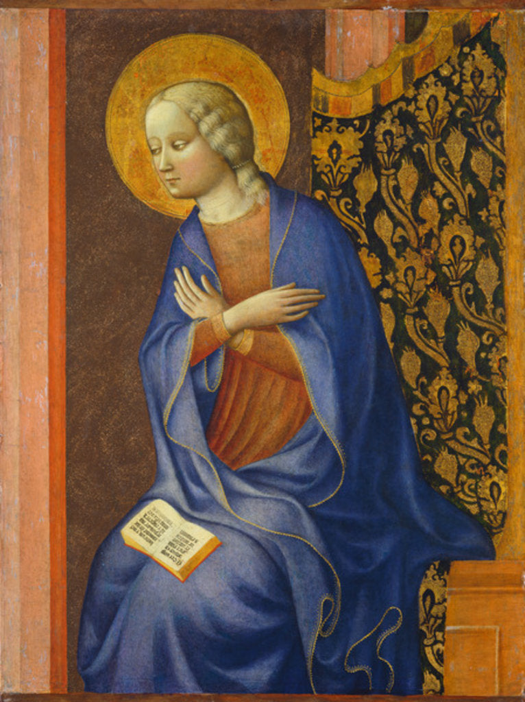 Detail of The Virgin Annunciate, c. 1430 by Tommaso Masolino da Panicale