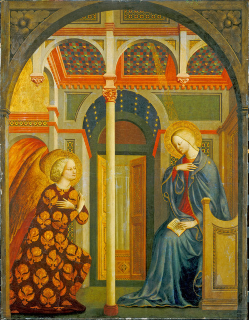 Detail of The Annunciation, c. 1423-24 by Tommaso Masolino da Panicale