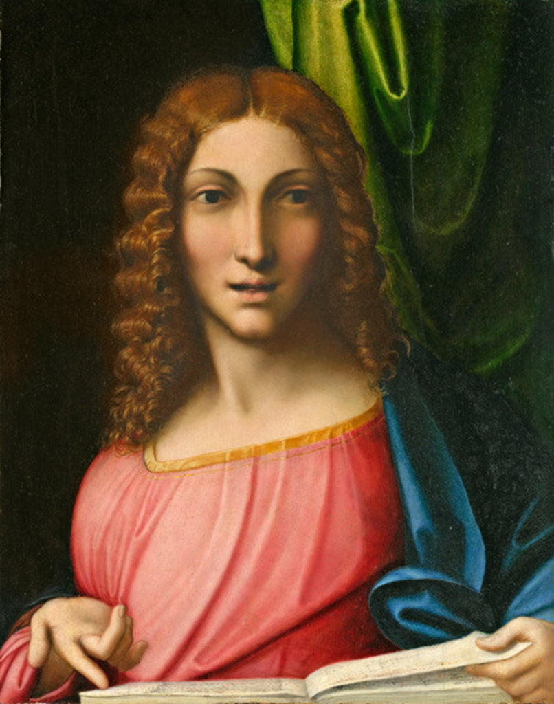 Detail of Salvator Mundi, c. 1515 by Correggio