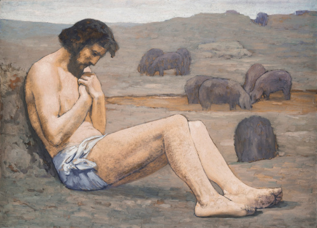 Detail of The Prodigal Son, c. 1879 by Pierre Puvis de Chavannes