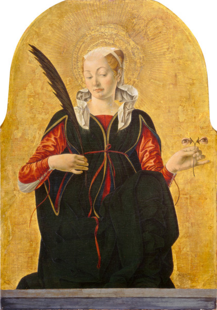 Detail of St Lucy, c. 1473- 74 by Francesco del Cossa