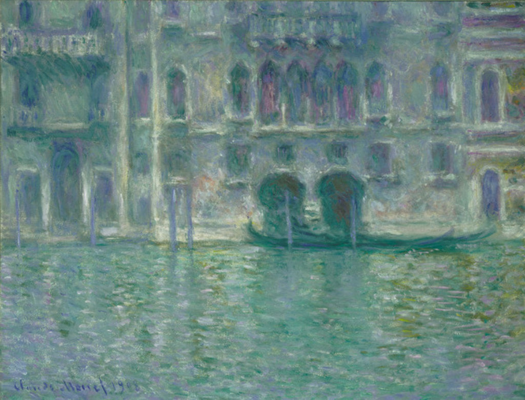 Detail of Palazzo da Mula, Venice, 1908 by Claude Monet