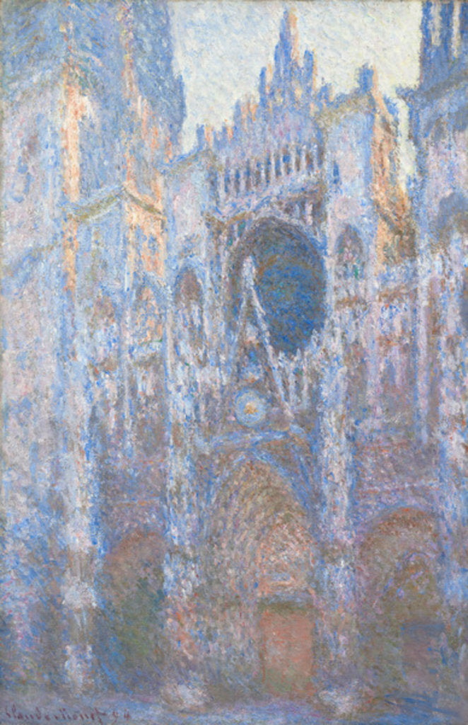 Detail of Rouen Cathedral, West facade, 1894 by Claude Monet