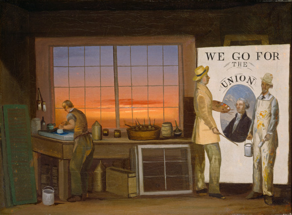 Detail of We Go for the Union, c.1840-1850 by American School