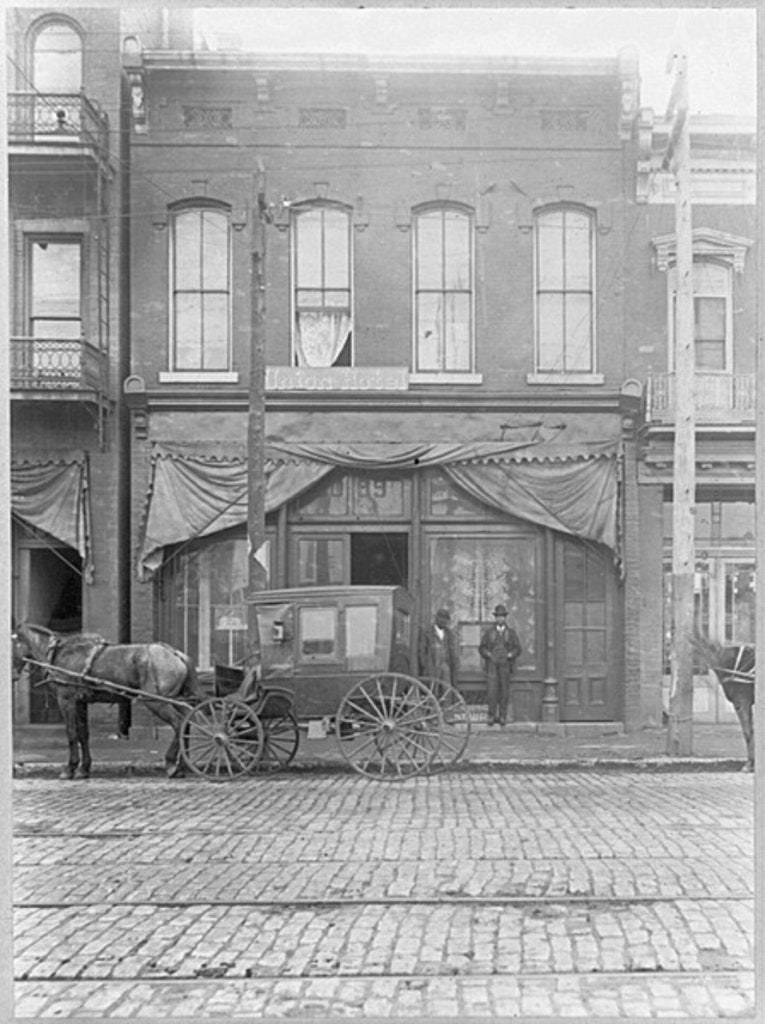Detail of Union Hotel, Chattanooga, Tennessee, c.1899 by American Photographer