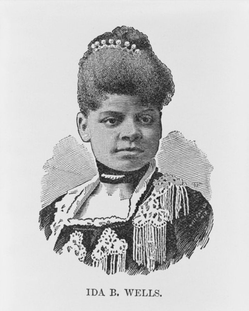 Detail of Ida B. Wells, 1891 by American School
