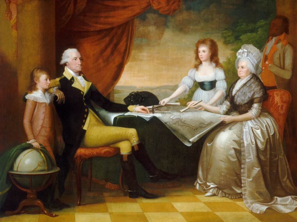 Detail of The Washington Family, 1789-1796 by Edward Savage