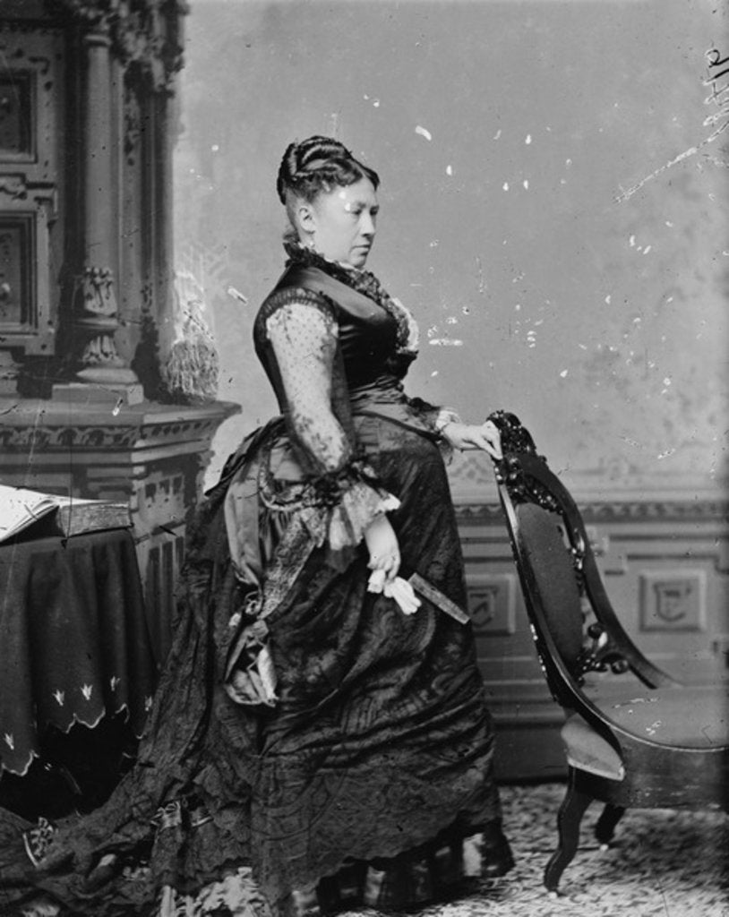 Detail of Mrs. U.S. Grant, 1870-80 by American Photographer