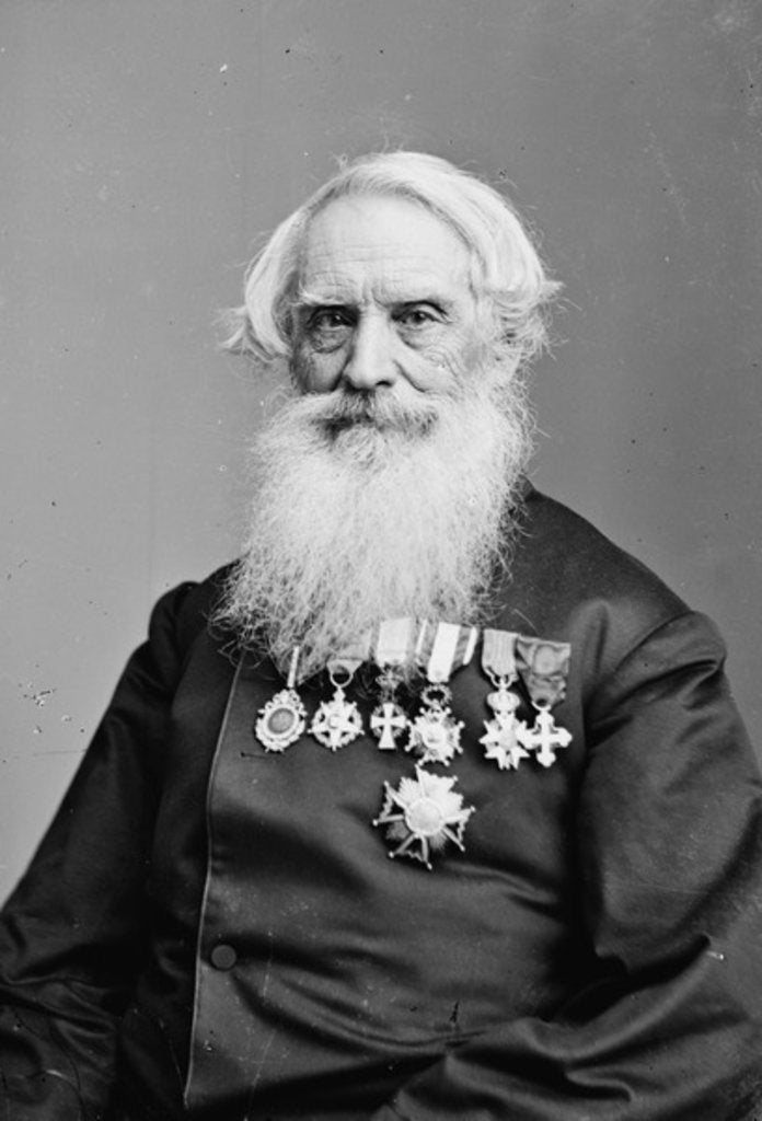 Detail of Samuel F.B. Morse, 1866 by Mathew Brady