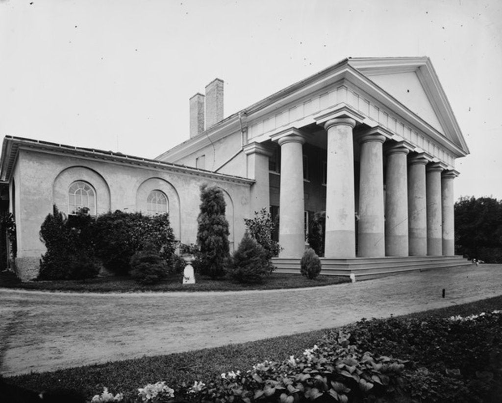 Detail of Lee Mansion - exterior, 1860-80 by American Photographer