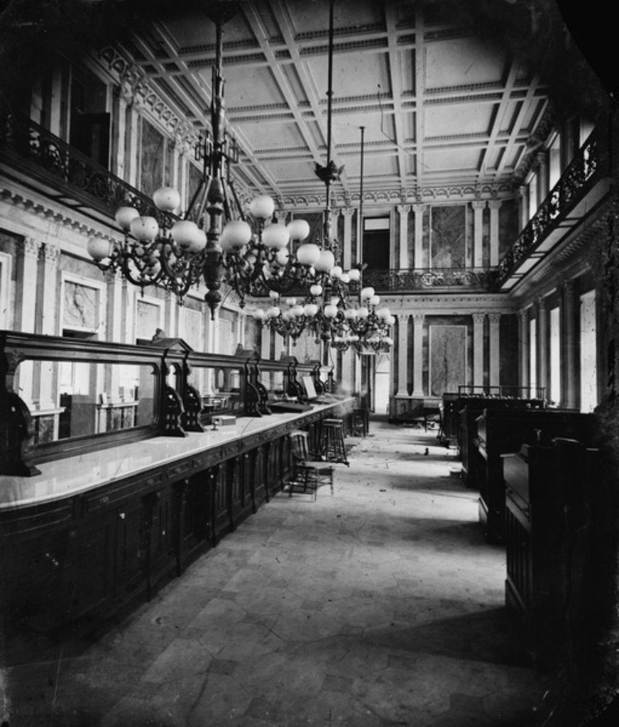 Detail of Treasury Department in Lincoln's time, 1861-65 by American Photographer