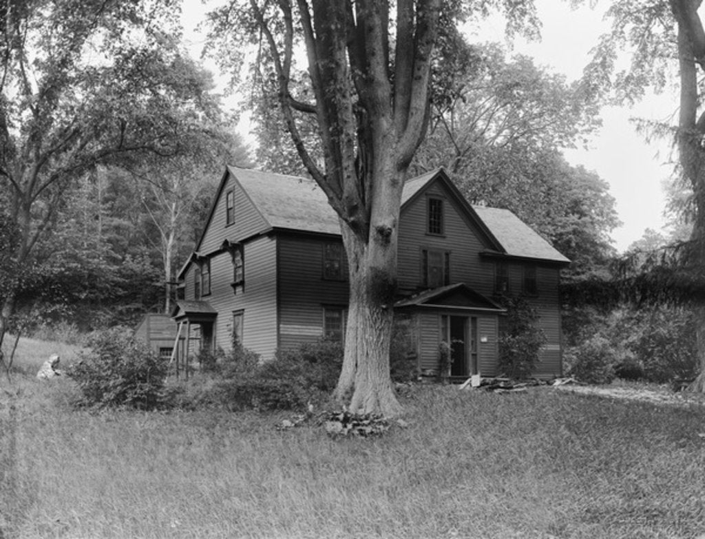 Detail of Home of Louisa M. Alcott [Orchard House], Concord, 1910-20 by Detroit Publishing Co.