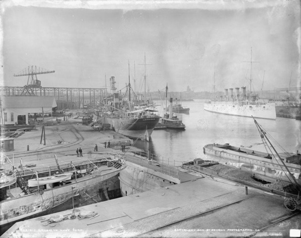 Detail of Brooklyn Navy Yard by Anonymous