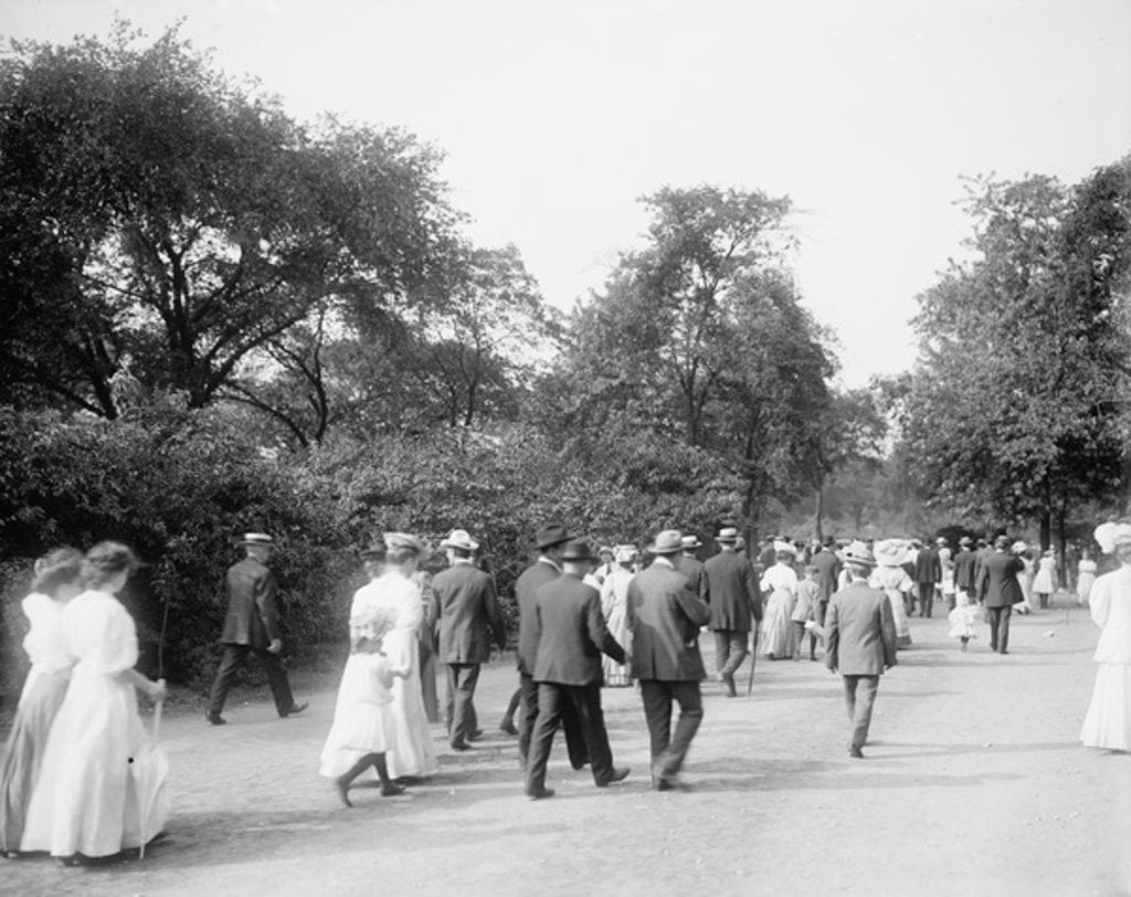 Detail of Entrance to Lincoln Park, Chicago, Ill. by Anonymous