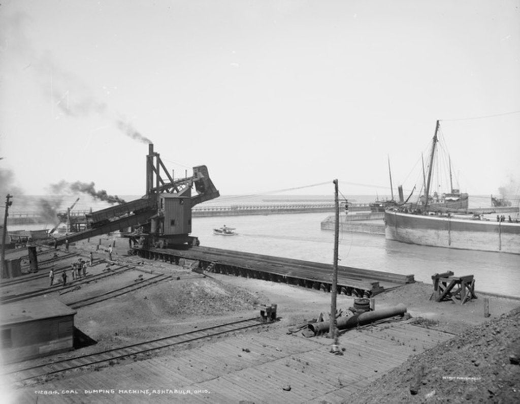 Detail of Coal dumping machine, Ashtabula, Ohio by Anonymous
